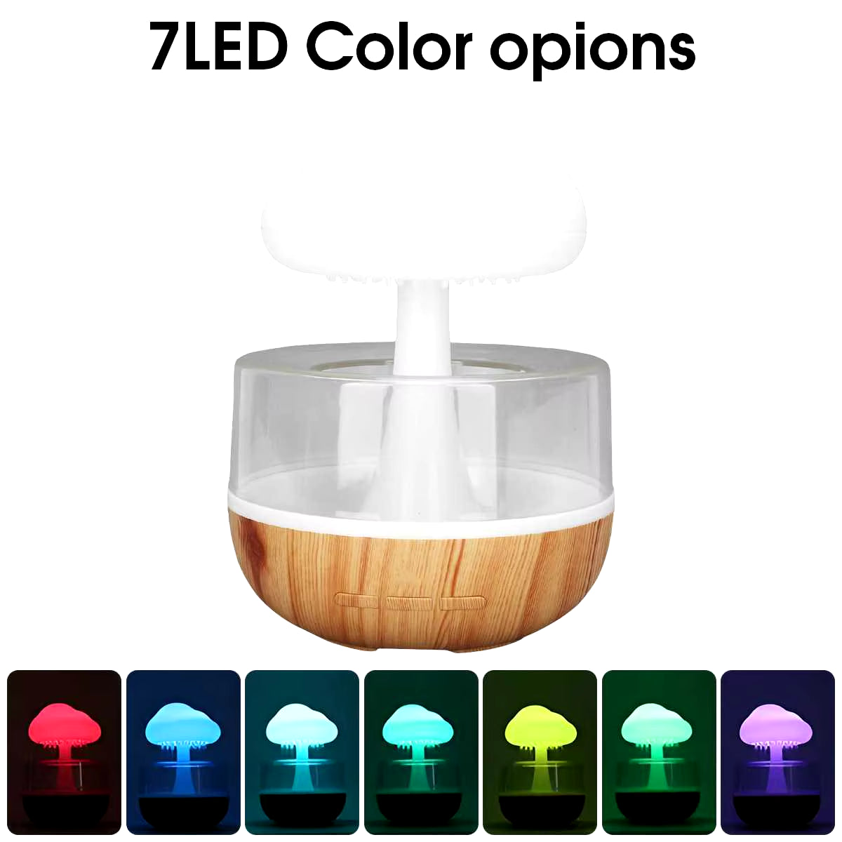 🌿 Mini Humidificador de Aire USB con Luz LED | Difusor de Aromas y Purificador de Aire para Hogar, Auto y Dormitorio