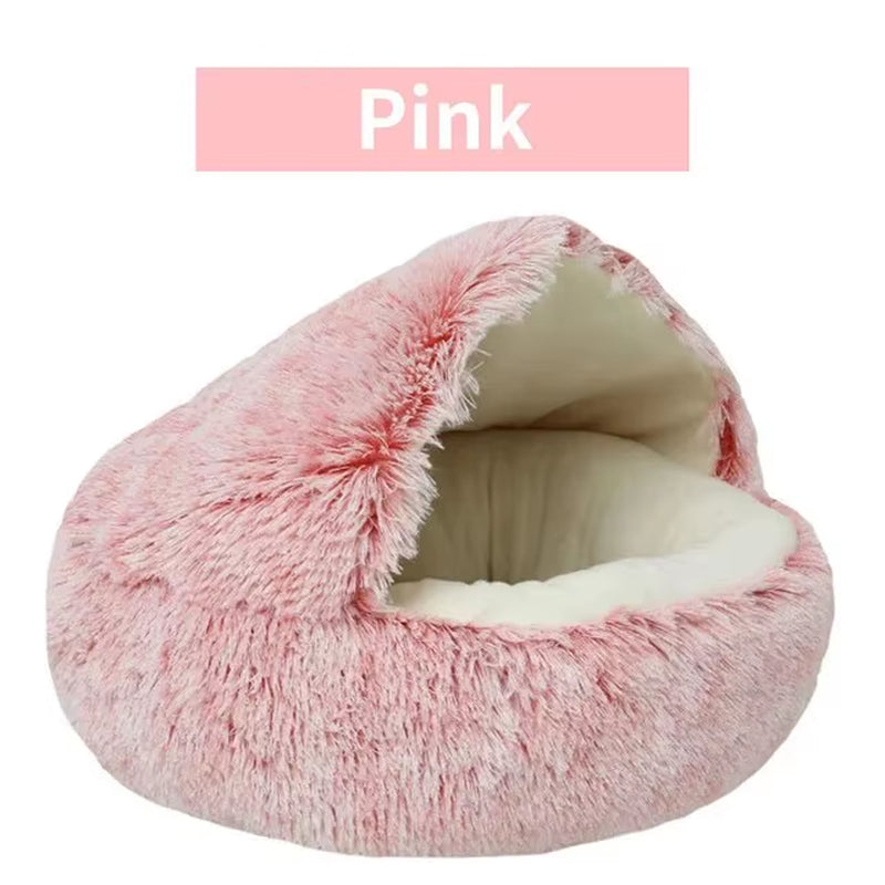 ✨ Cueva de Sueños para Mascotas – Cama Redonda, Esponjosa y Abrazable