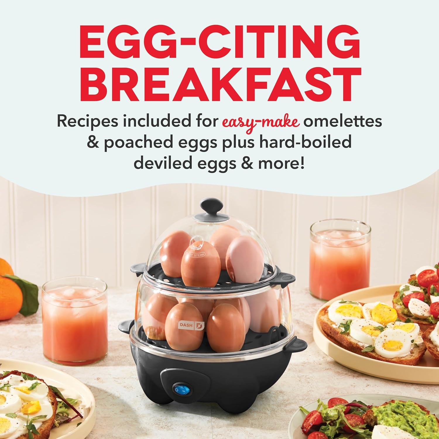 🥚 Cocedor de Huevos Deluxe 12 en 1 – Rápido y Automático