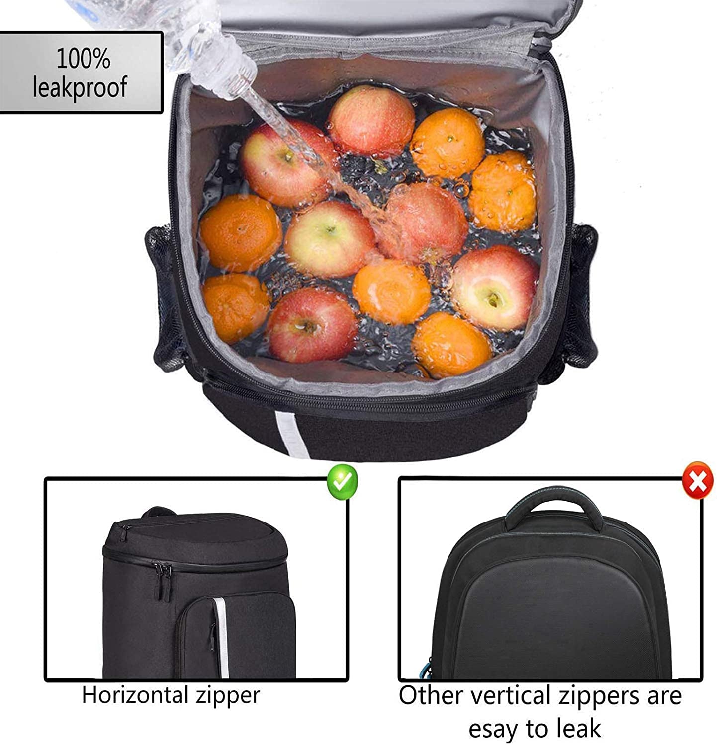 🎒 Mochila Nevera Impermeable y Aislante – Capacidad 30 Latas  MantĂ©n tus bebidas y alimentos frĂos por más tiempo con esta mochila nevera ligera y a prueba de fugas. Ideal para picnics, playa, trabajo, campamentos o excursiones.