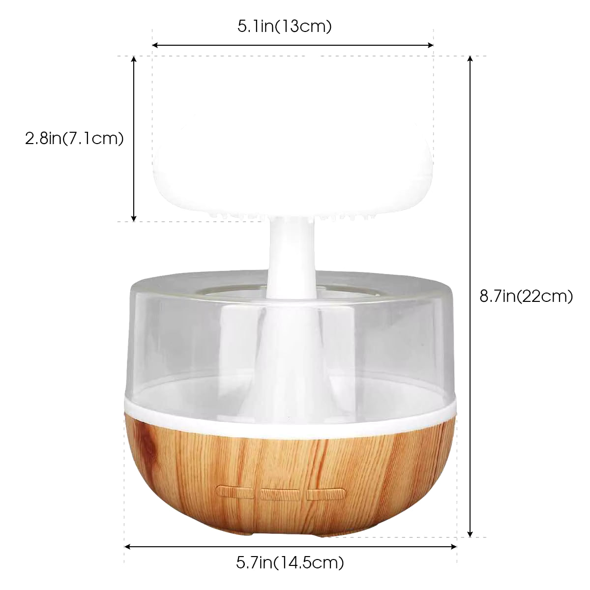 🌿 Mini Humidificador de Aire USB con Luz LED | Difusor de Aromas y Purificador de Aire para Hogar, Auto y Dormitorio