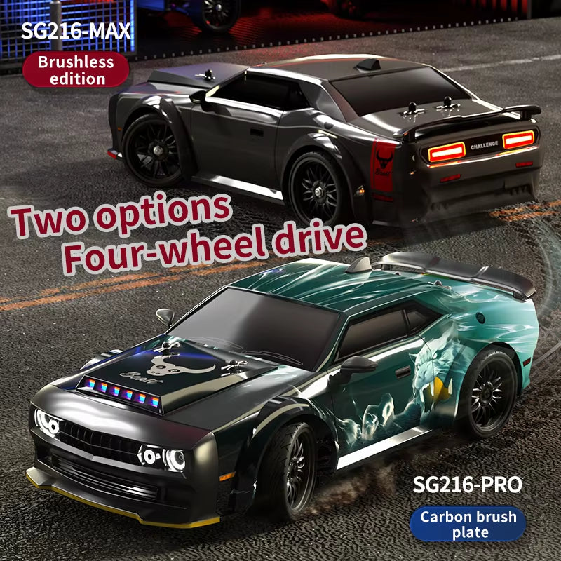 ⚡ Auto RC SG216 MAX 4x4 Brushless – Coche Teledirigido de Alta Velocidad 70 km/h con Luces LED | Escala 1:16 Monster Truck de Carreras