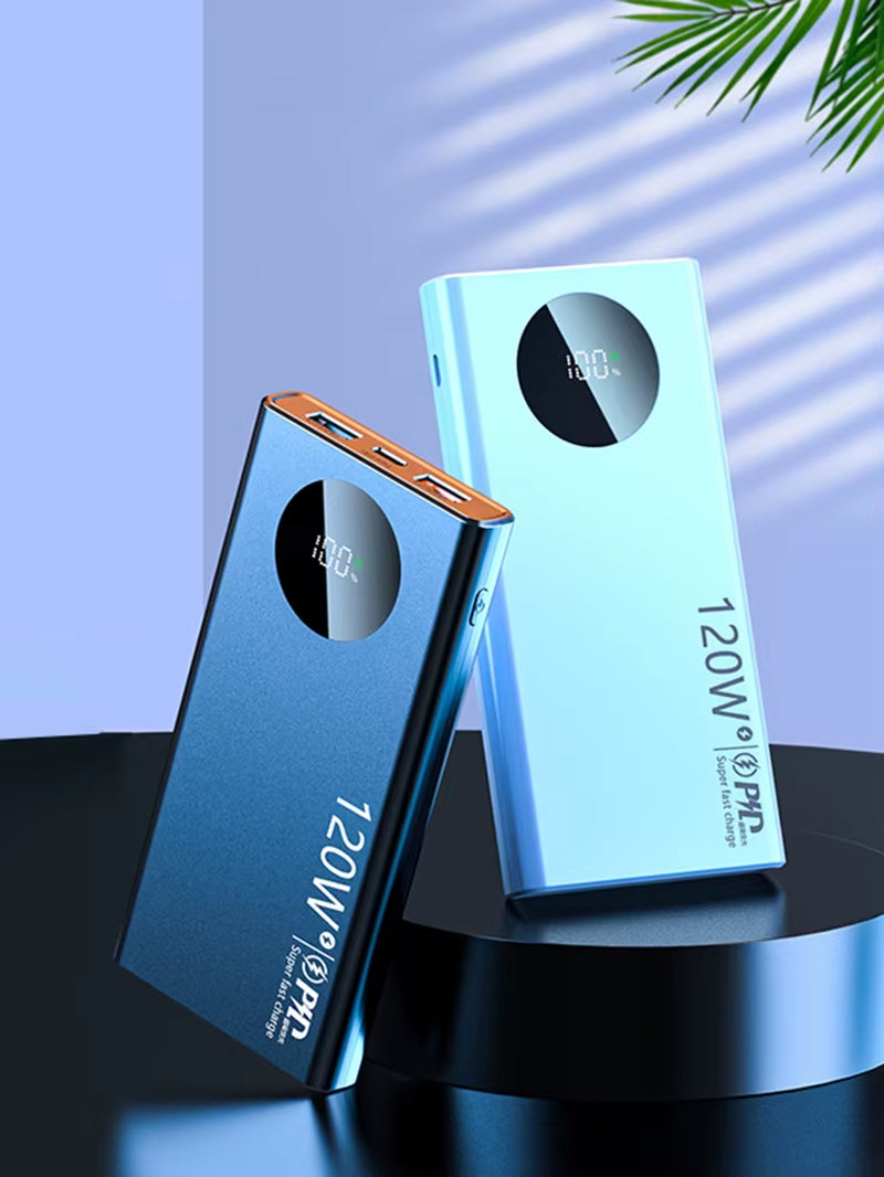 Power Bank 120W 500000mAh – Carga Rápida y Gran Capacidad para iPhone, Samsung y Huawei