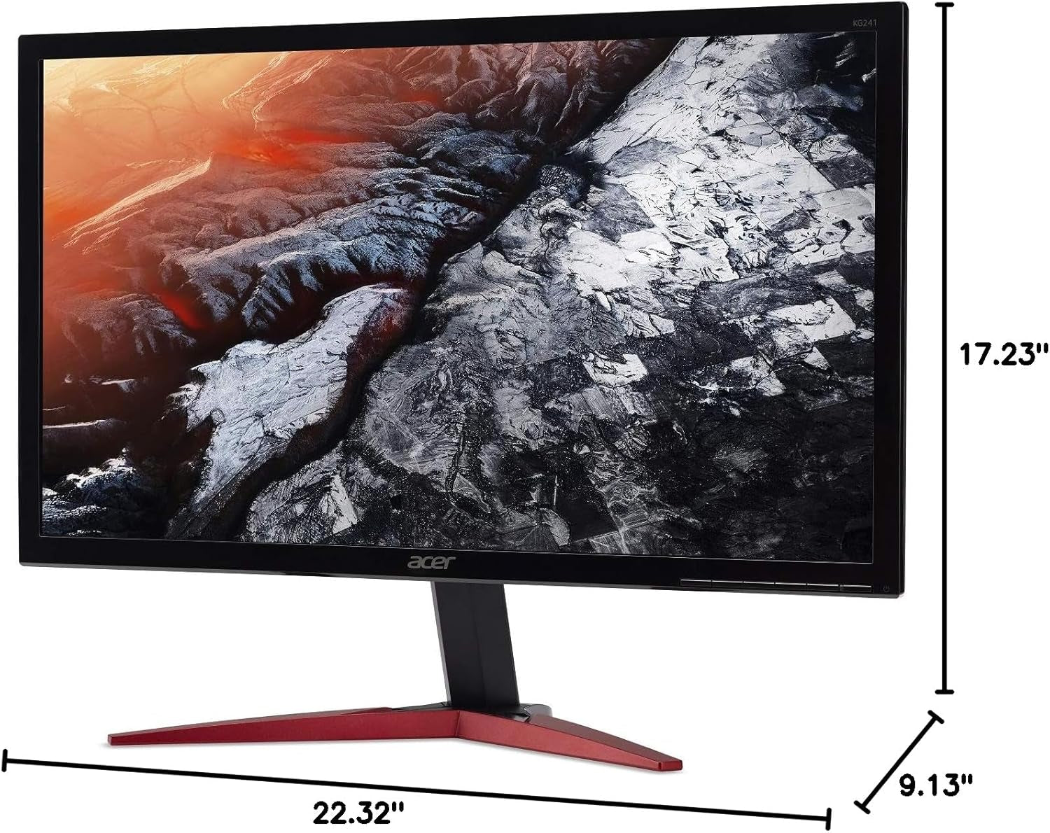 ⚡ Monitor Acer KG241Q Pbiip 23.6" Full HD – 144Hz, 1ms, FreeSync, con DisplayPort y 2 HDMI