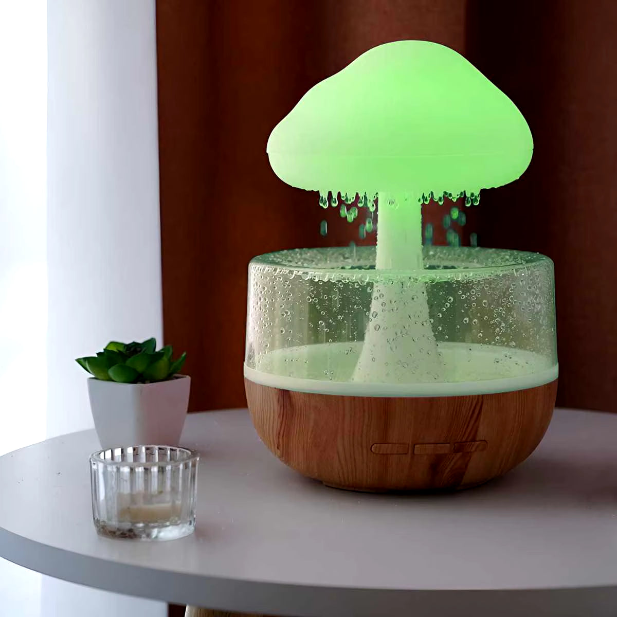 🌿 Mini Humidificador de Aire USB con Luz LED | Difusor de Aromas y Purificador de Aire para Hogar, Auto y Dormitorio