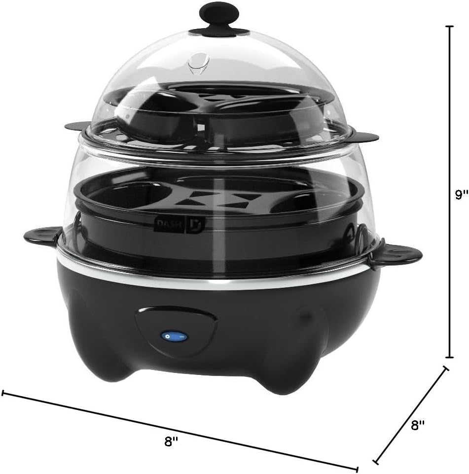 🥚 Cocedor de Huevos Deluxe 12 en 1 – Rápido y Automático