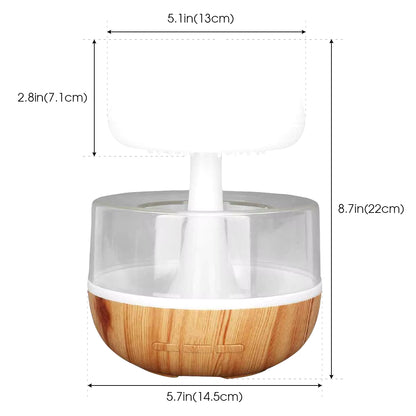 🌿 Mini Humidificador de Aire USB con Luz LED | Difusor de Aromas y Purificador de Aire para Hogar, Auto y Dormitorio