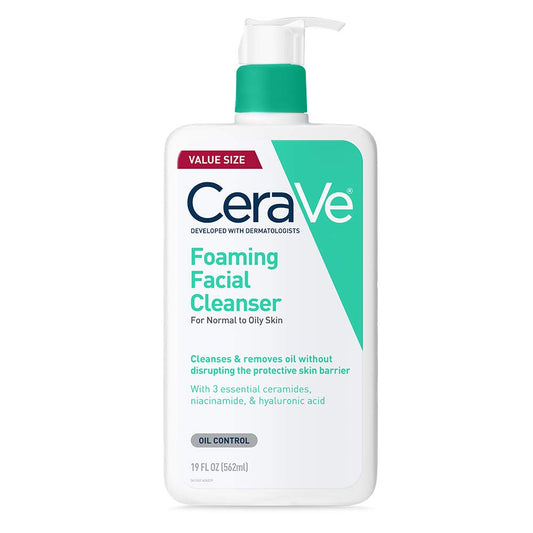 💧 Limpiador Facial Espumoso Diario – Control de Grasa y Limpieza Profunda (560 ml)