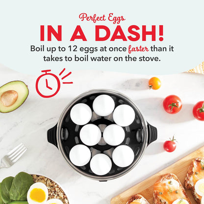 🥚 Cocedor de Huevos Deluxe 12 en 1 – Rápido y Automático