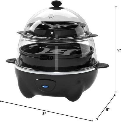 🥚 Cocedor de Huevos Deluxe 12 en 1 – Rápido y Automático