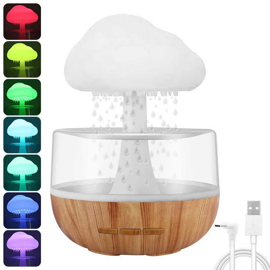 🌿 Mini Humidificador de Aire USB con Luz LED | Difusor de Aromas y Purificador de Aire para Hogar, Auto y Dormitorio